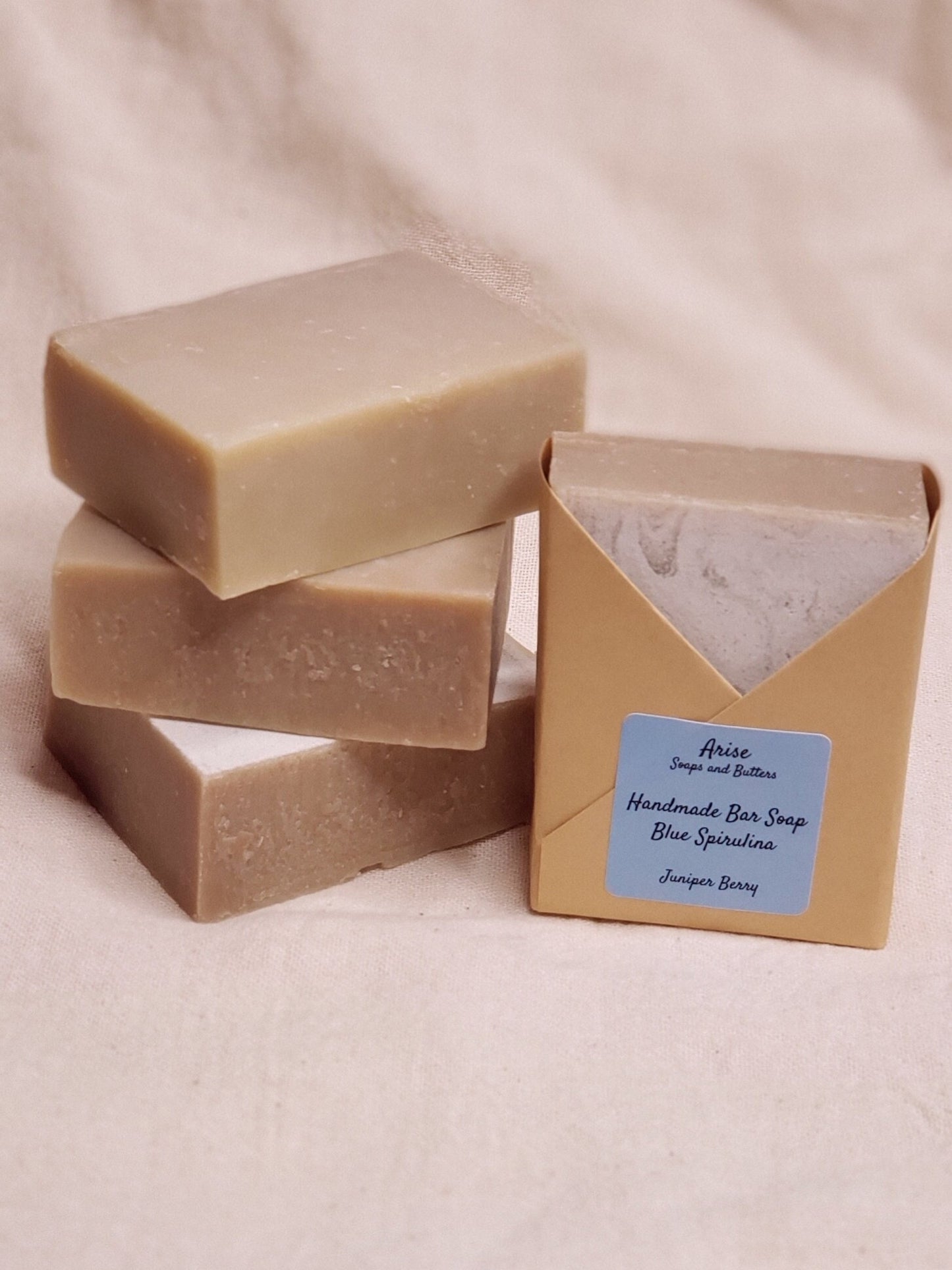 Bar Soap- Blue Spirulina, Juniper Berry
