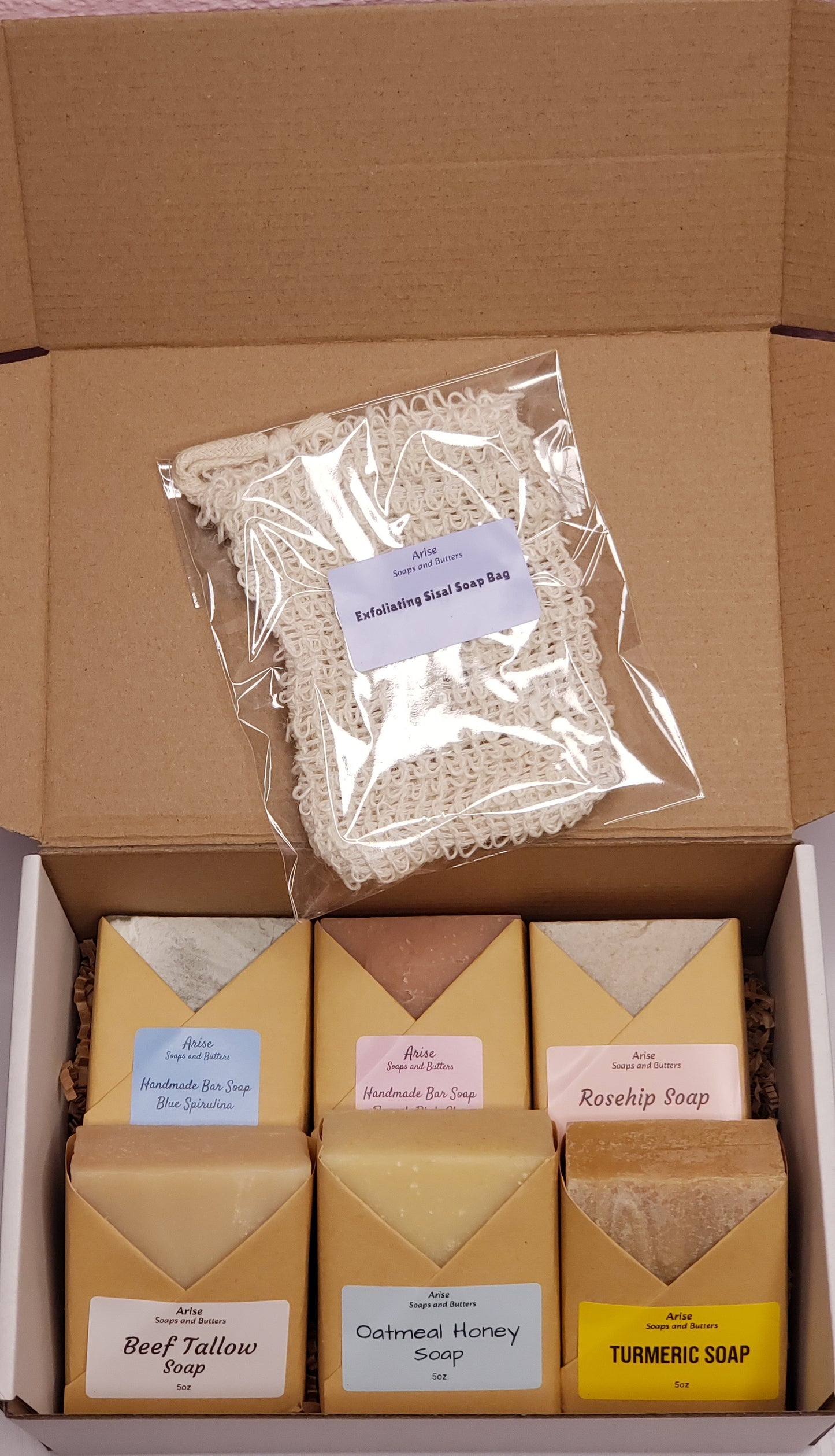 🌞 Summer Soap Bundle - 6 Soap Bars + FREE Soap Saver Bag