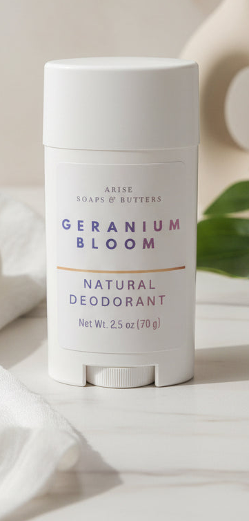 Geranium Bloom • Natural Deodorant • 2.5 oz