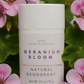Geranium Bloom • Natural Deodorant • 2.5 oz